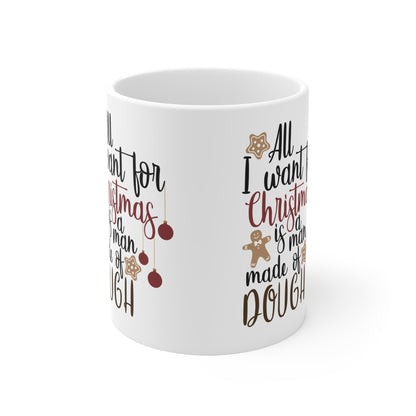 11oz Christmas Cookie Dough Coffee Mug - Just Grace Ceramics