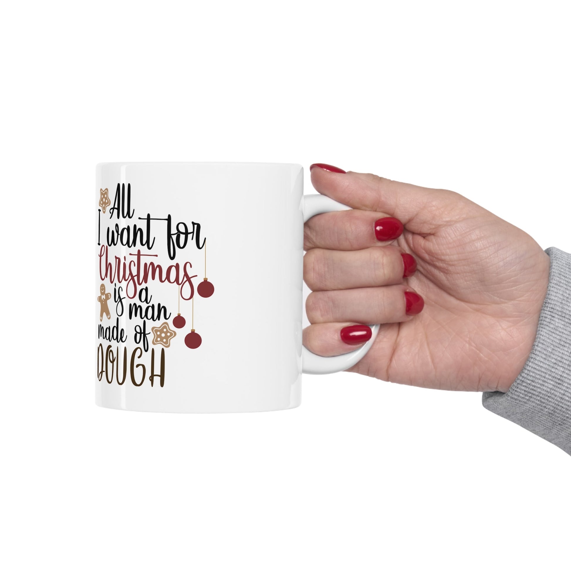 11oz Christmas Cookie Dough Coffee Mug - Just Grace Ceramics