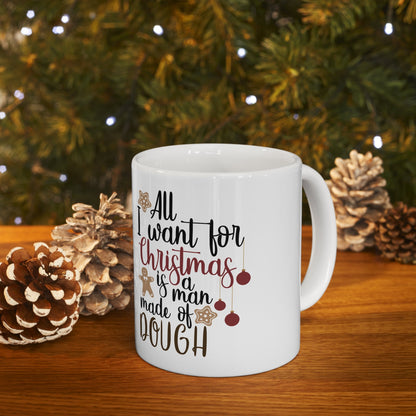 11oz Christmas Cookie Dough Coffee Mug - Just Grace Ceramics