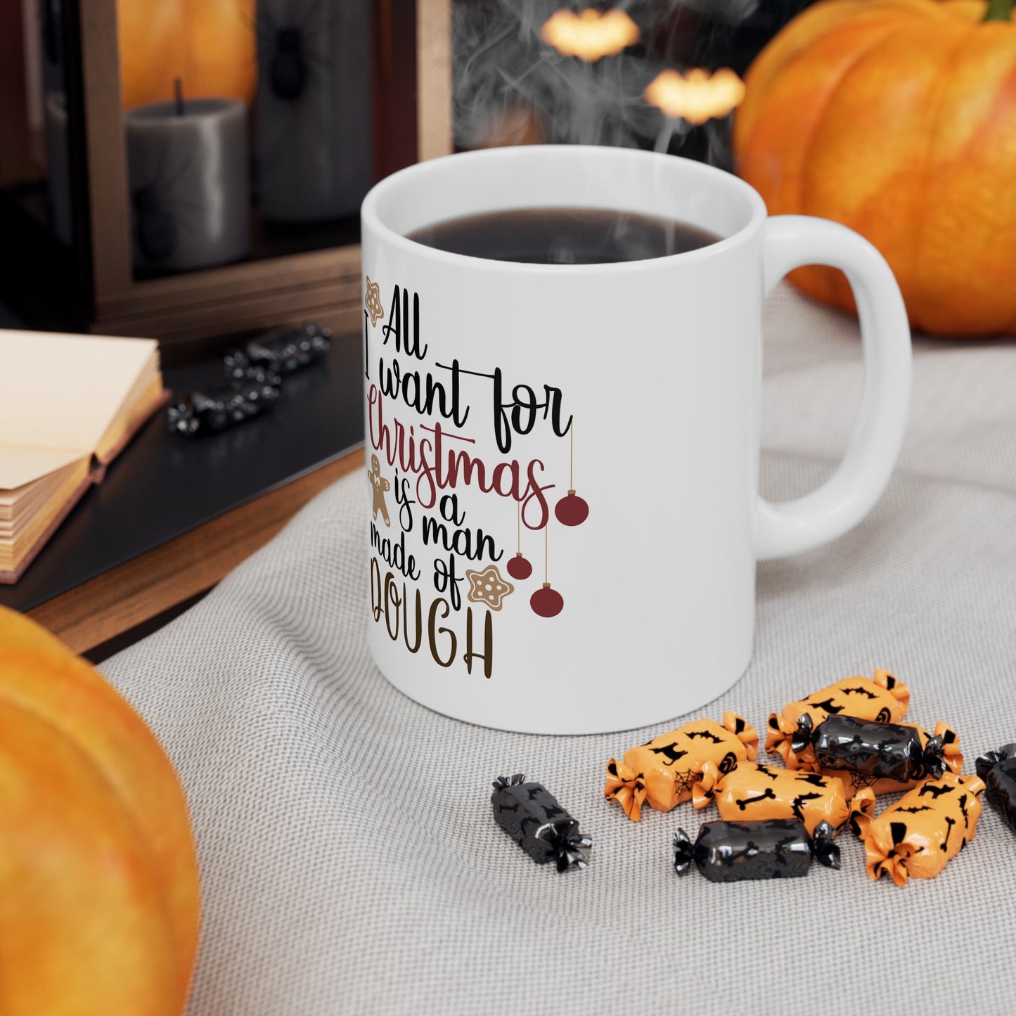 11oz Christmas Cookie Dough Coffee Mug - Just Grace Ceramics