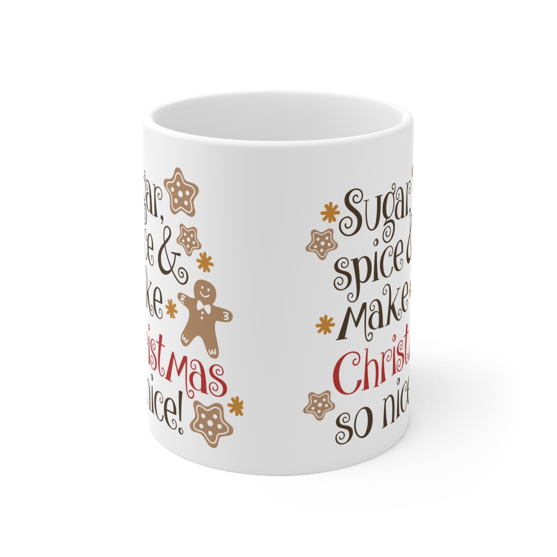 11oz Christmas Sugar & Spice Coffee Mug - Just Grace Ceramics