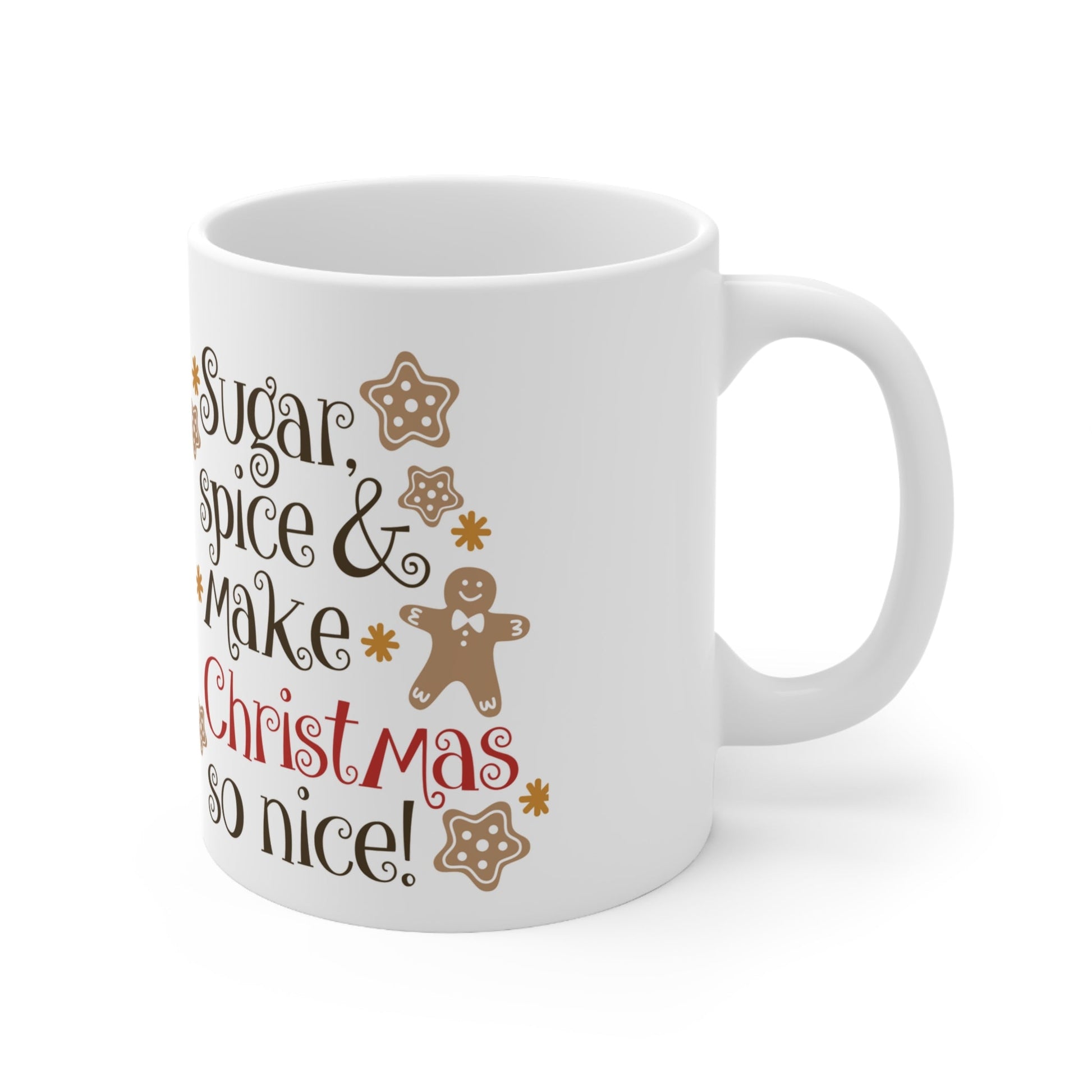 11oz Christmas Sugar & Spice Coffee Mug - Just Grace Ceramics