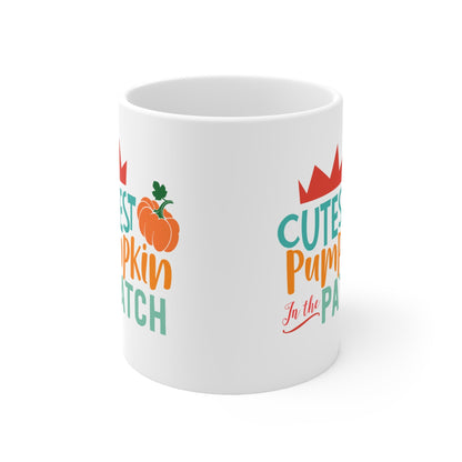 11oz Cutest Pumpkin Patch Thanksgiving Coffee Mug - Just Grace Ceramics