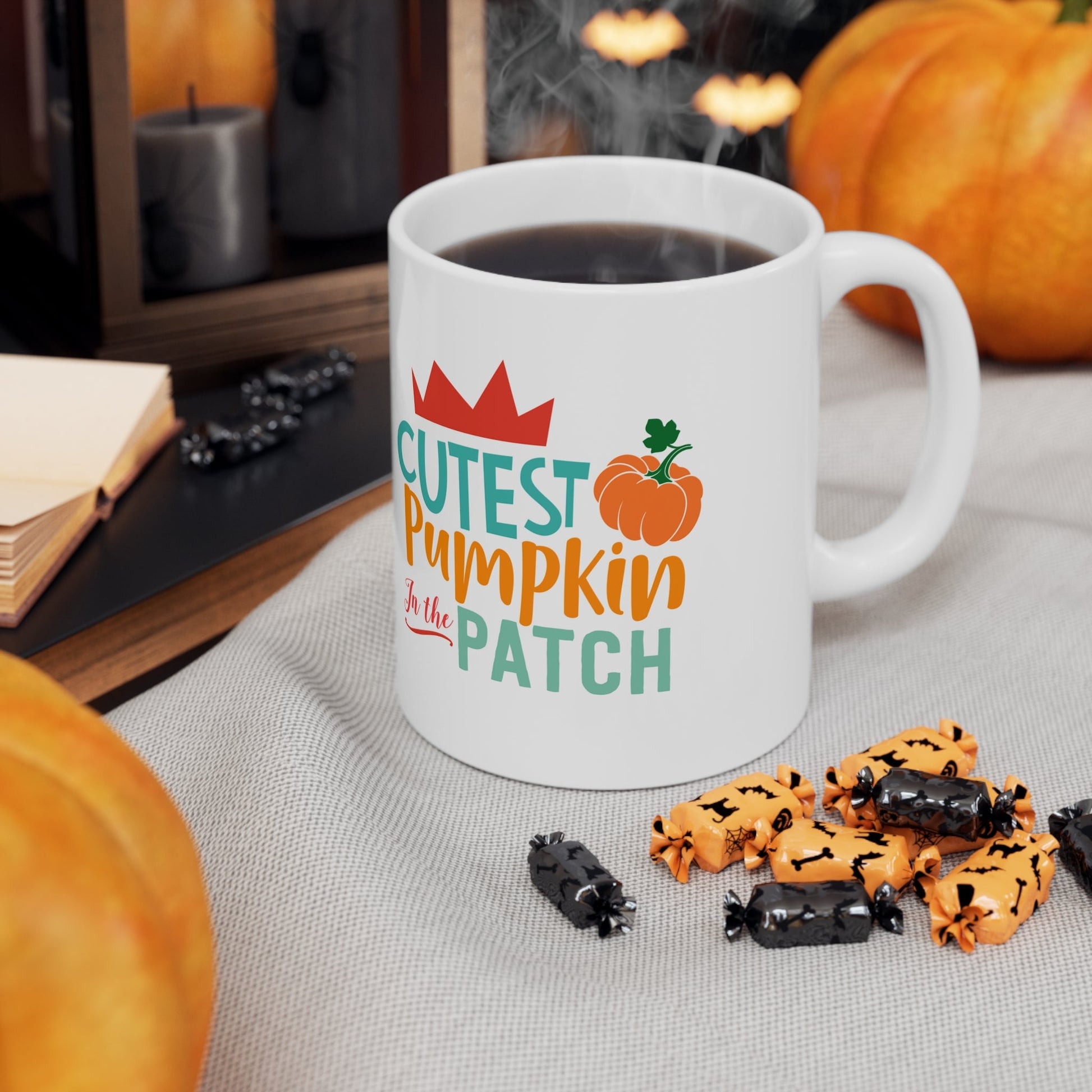 11oz Cutest Pumpkin Patch Thanksgiving Coffee Mug - Just Grace Ceramics