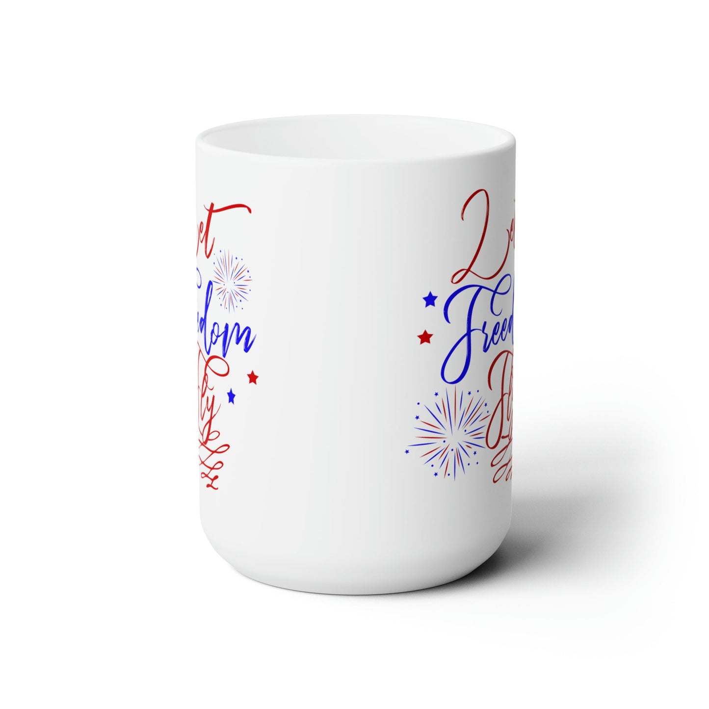 11oz Let Freedom Fly Forth of July Coffee Mug - Just Grace Ceramics