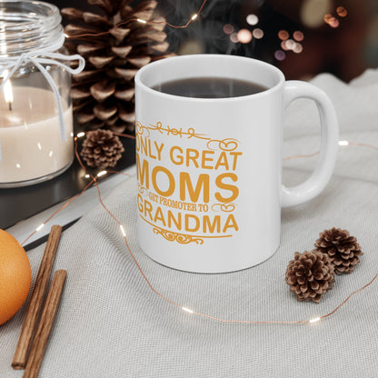 11oz Only Great Grandmothers Mothers Day Coffee Mug - Just Grace Ceramics