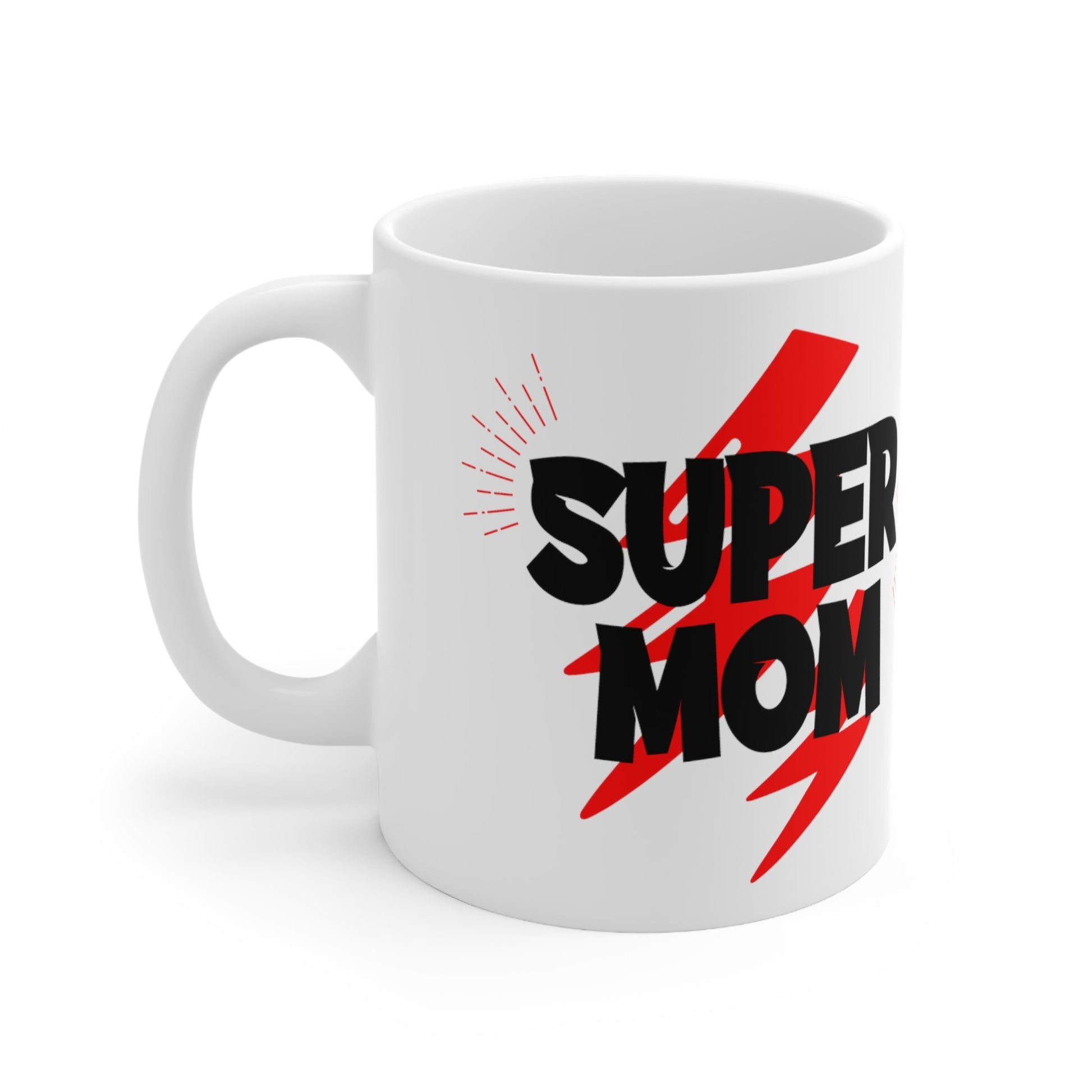 11oz Super Mom Mothers Day Coffee Mug - Just Grace Ceramics