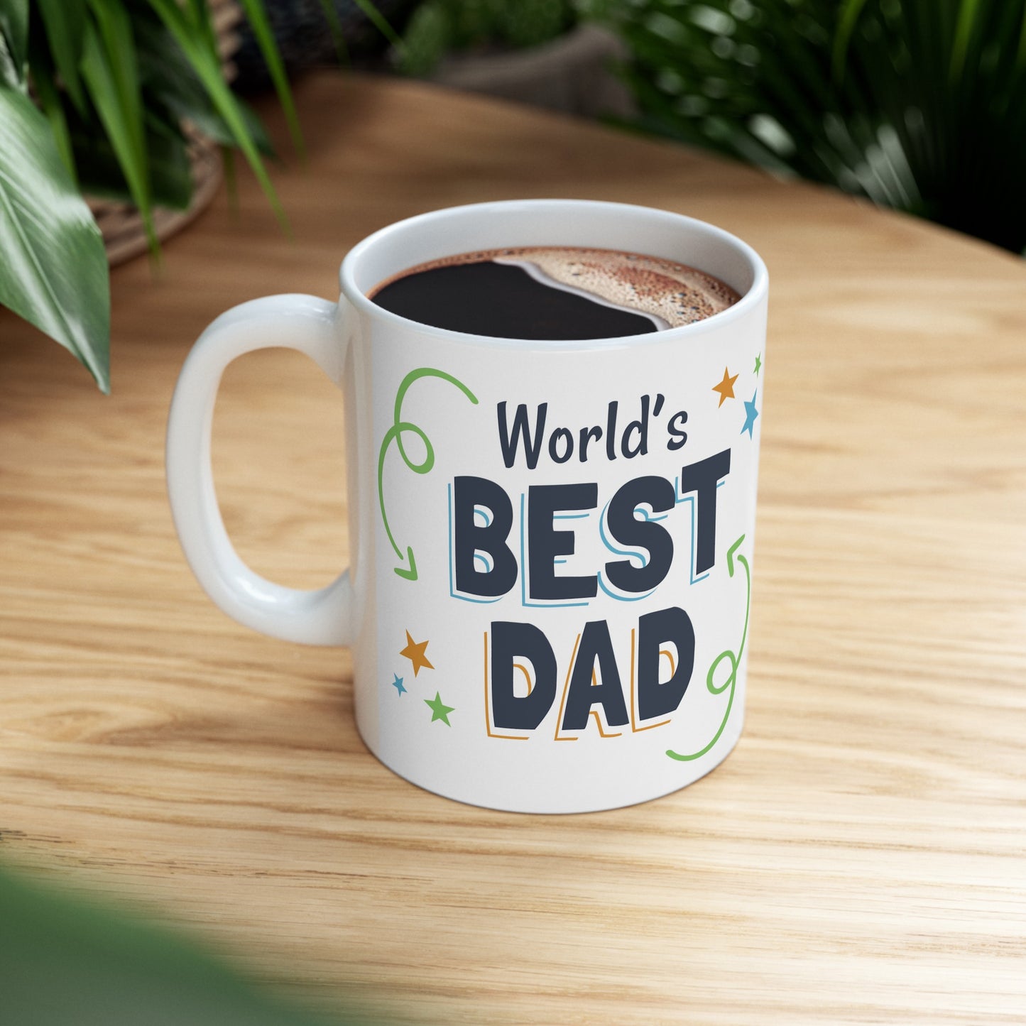 World's Best Dad Ceramic Mug, (11oz)