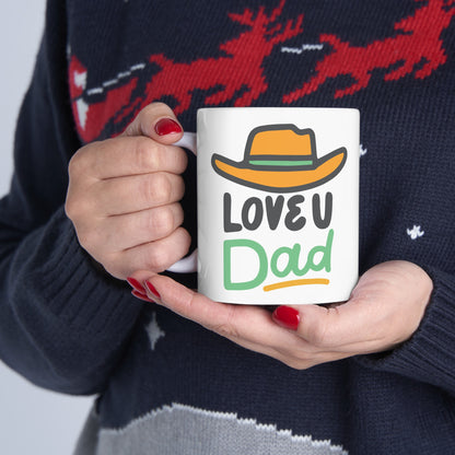 Love Dad Ceramic Mug, (11oz)