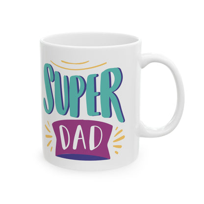 Super Dad Ceramic Mug, (11oz)