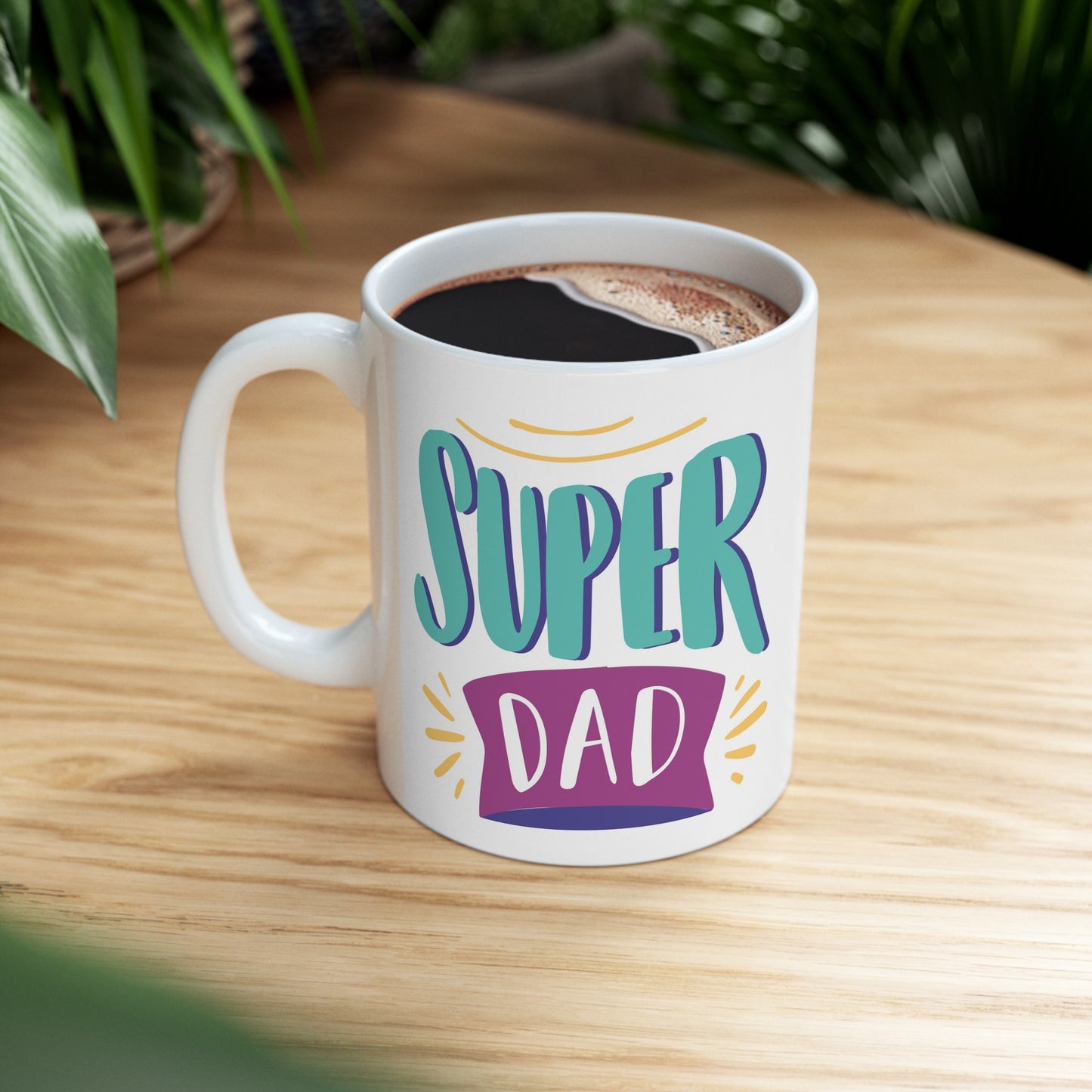 Super Dad Ceramic Mug, (11oz)