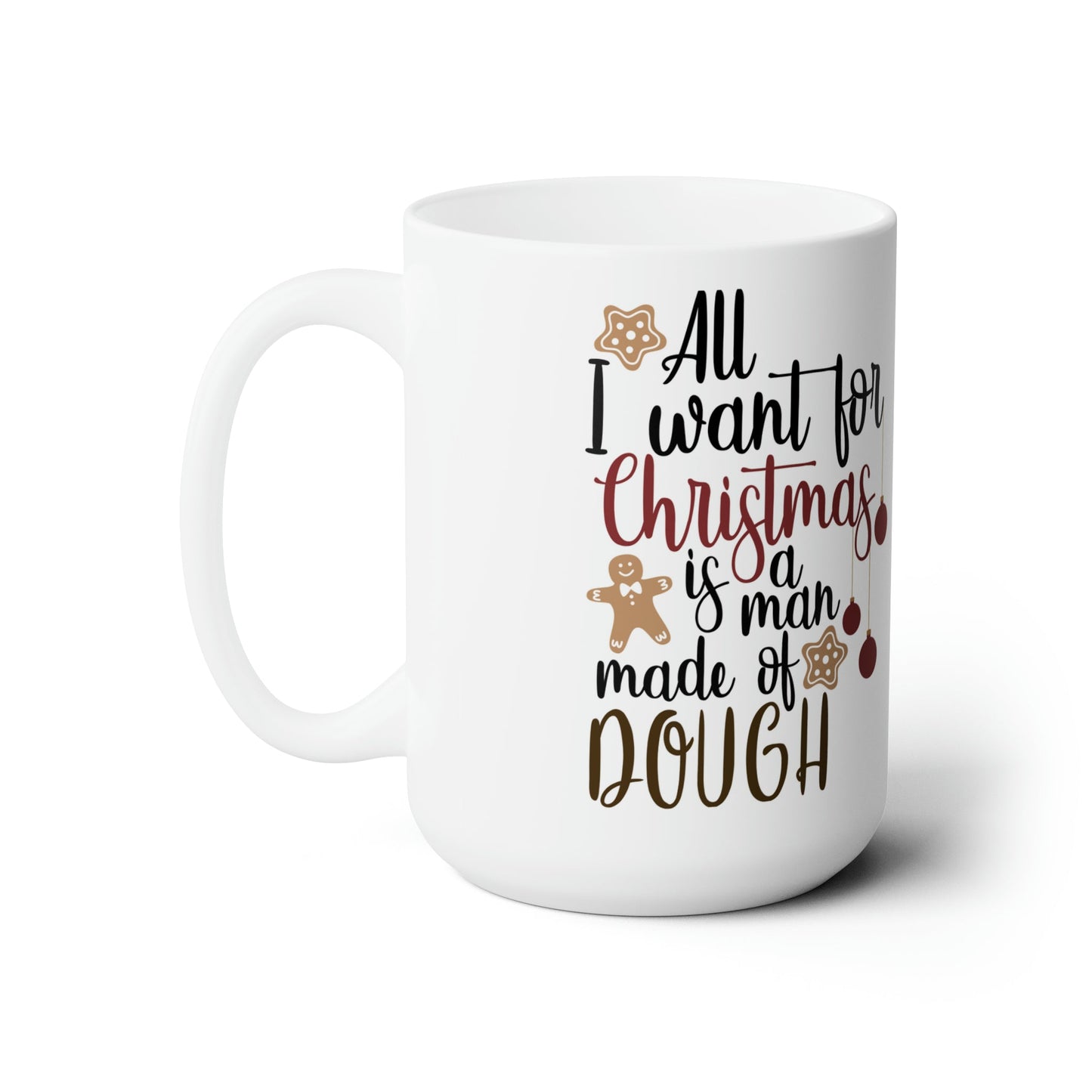 15oz Christmas Cookie Dough Coffee Mug - Just Grace Ceramics