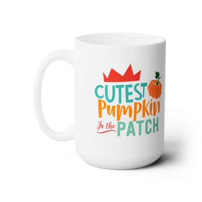 15oz Cutest Pumpkin Patch Thanksgiving Coffee Mug - Just Grace Ceramics