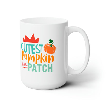 15oz Cutest Pumpkin Patch Thanksgiving Coffee Mug - Just Grace Ceramics