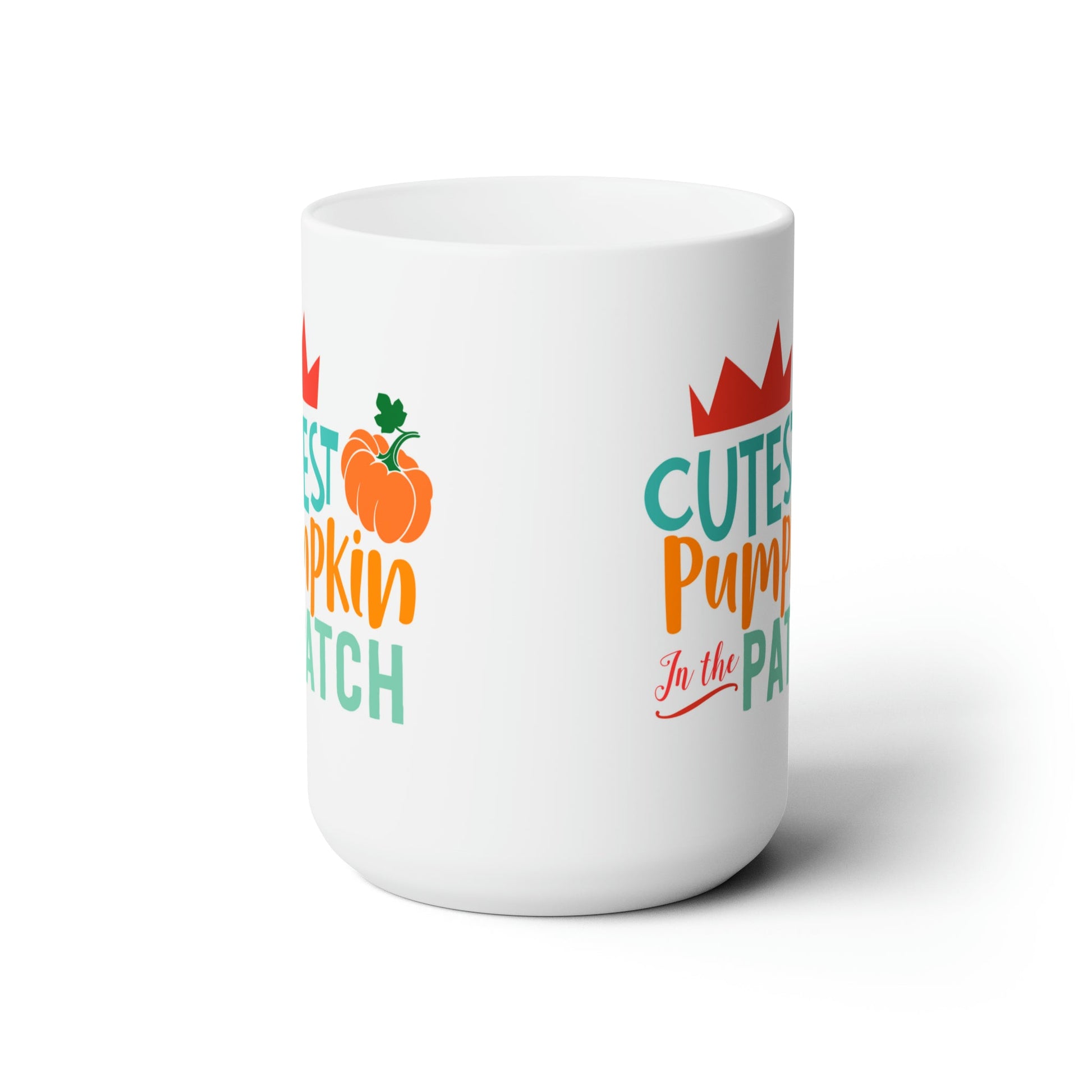 15oz Cutest Pumpkin Patch Thanksgiving Coffee Mug - Just Grace Ceramics