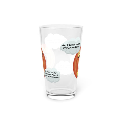 16oz Looney Tones Pint Glass - Just Grace Ceramics