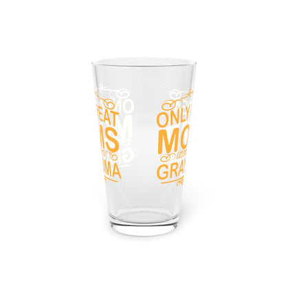 16oz Only Great Grandmothers Mothers Day Pint Glass - Just Grace Ceramics