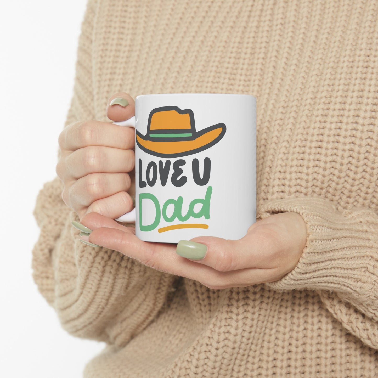 Love Dad Ceramic Mug, (11oz)