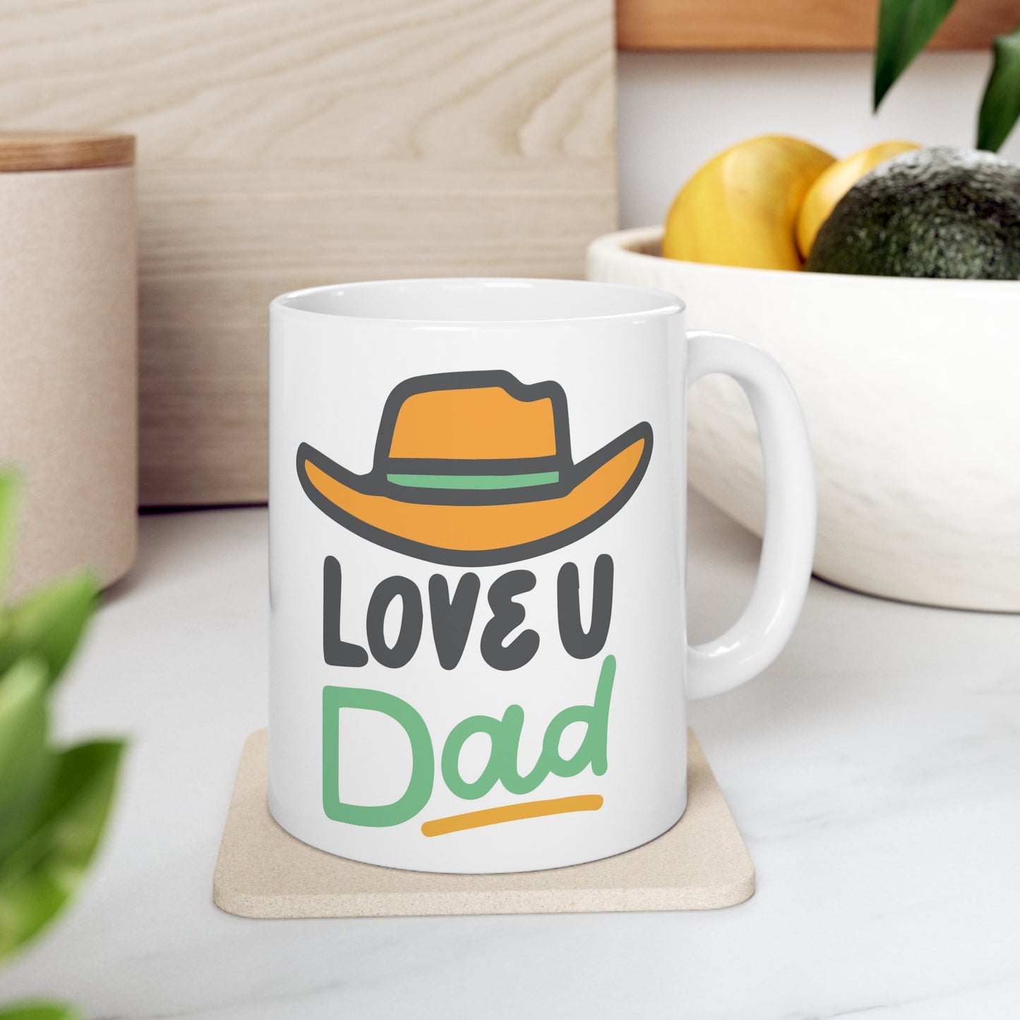 Love Dad Ceramic Mug, (11oz)