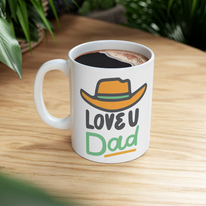 Love Dad Ceramic Mug, (11oz)