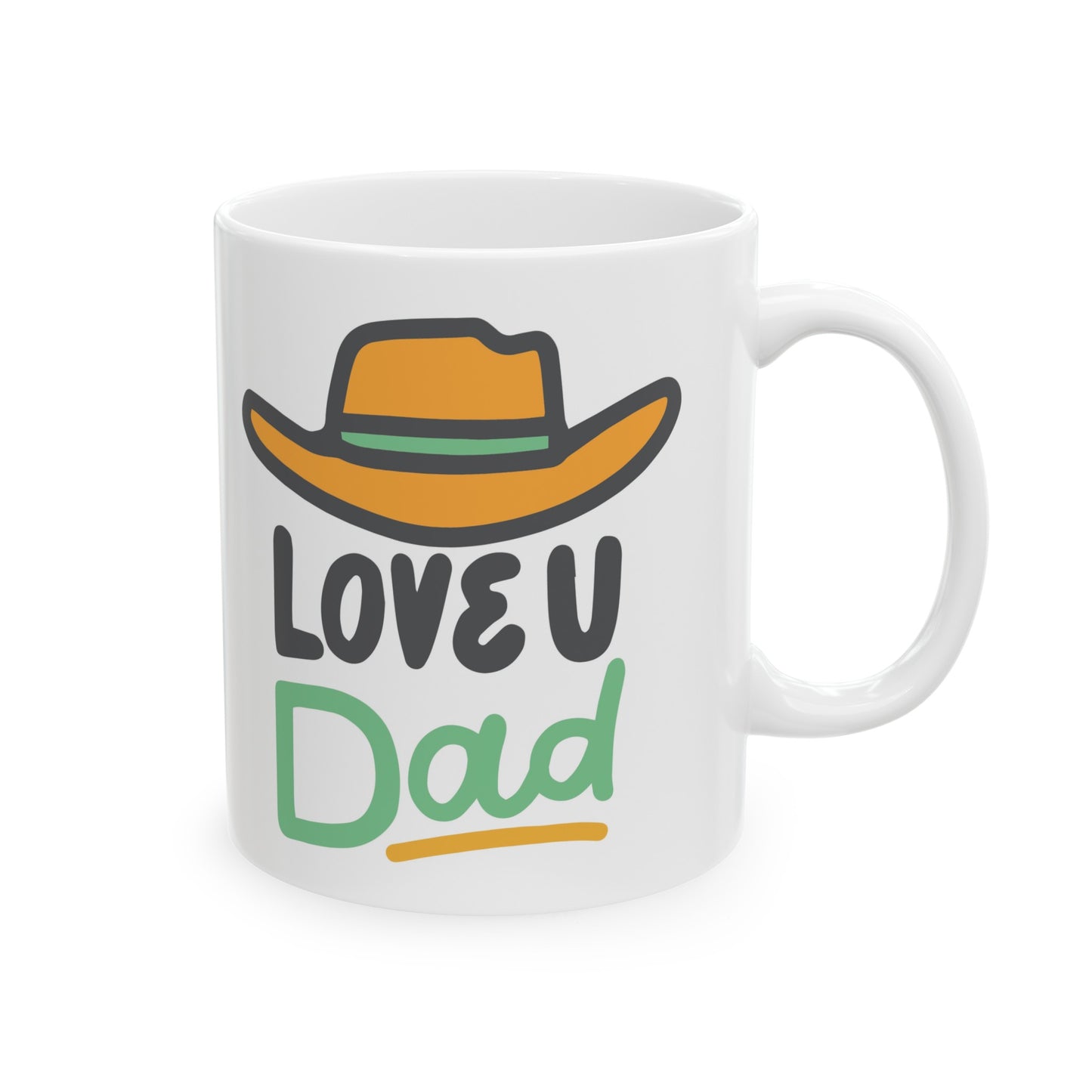 Love Dad Ceramic Mug, (11oz)