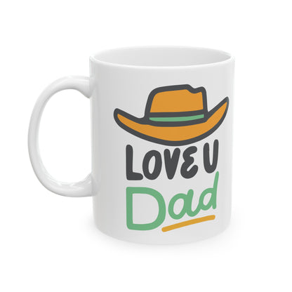 Love Dad Ceramic Mug, (11oz)