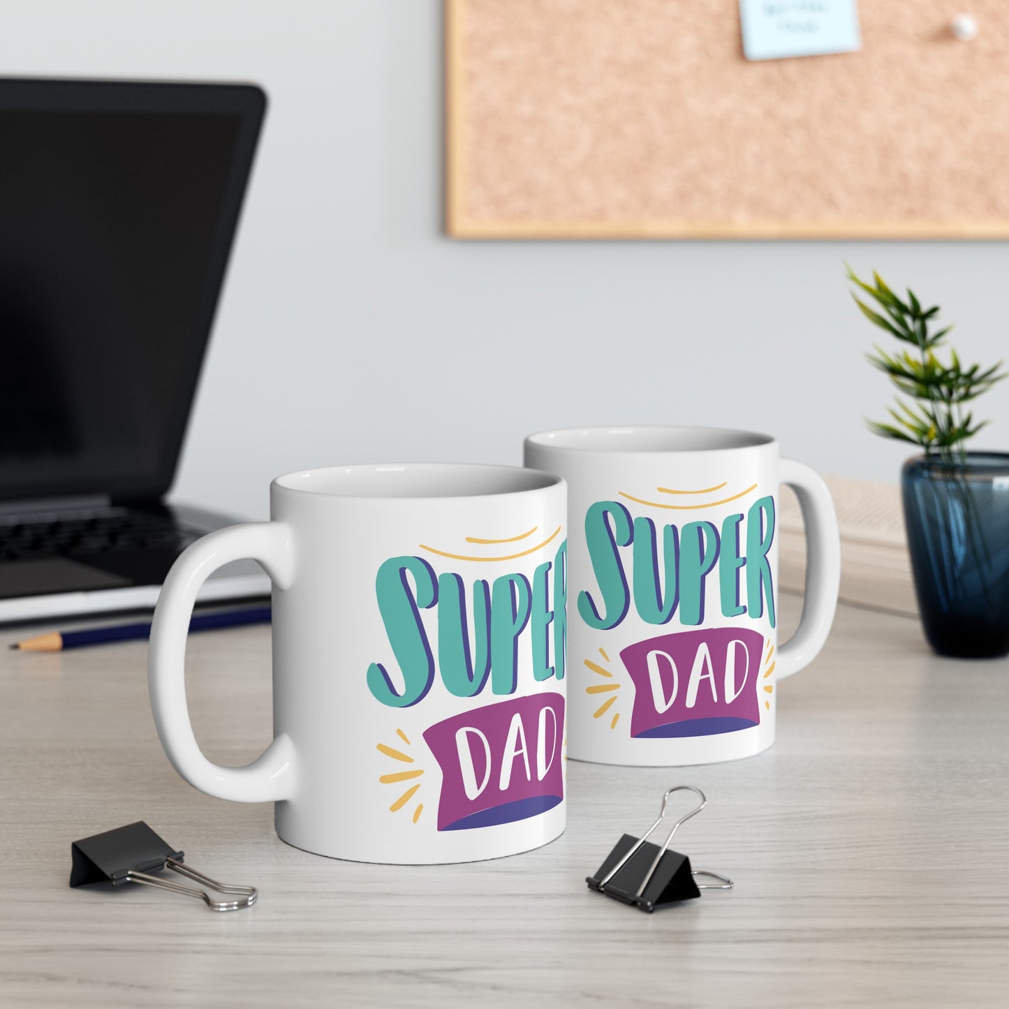 Super Dad Ceramic Mug, (11oz)