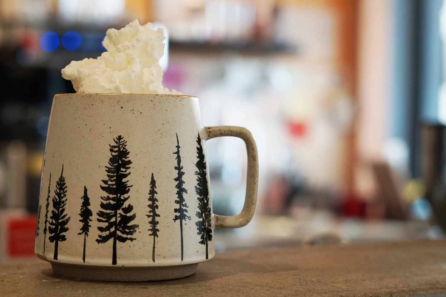 Evergreen Stoneware Mug - Just Grace Ceramics