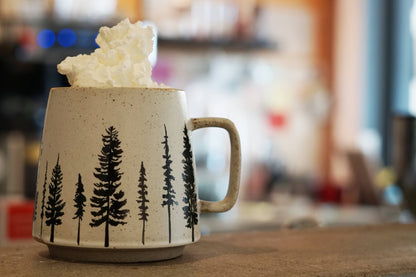 Evergreen Stoneware Mug - Just Grace Ceramics