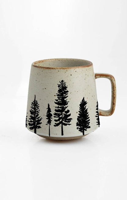 Evergreen Stoneware Mug - Just Grace Ceramics