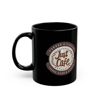 Just Cafè Black Coffee Mug (11oz) - Just Grace Ceramics