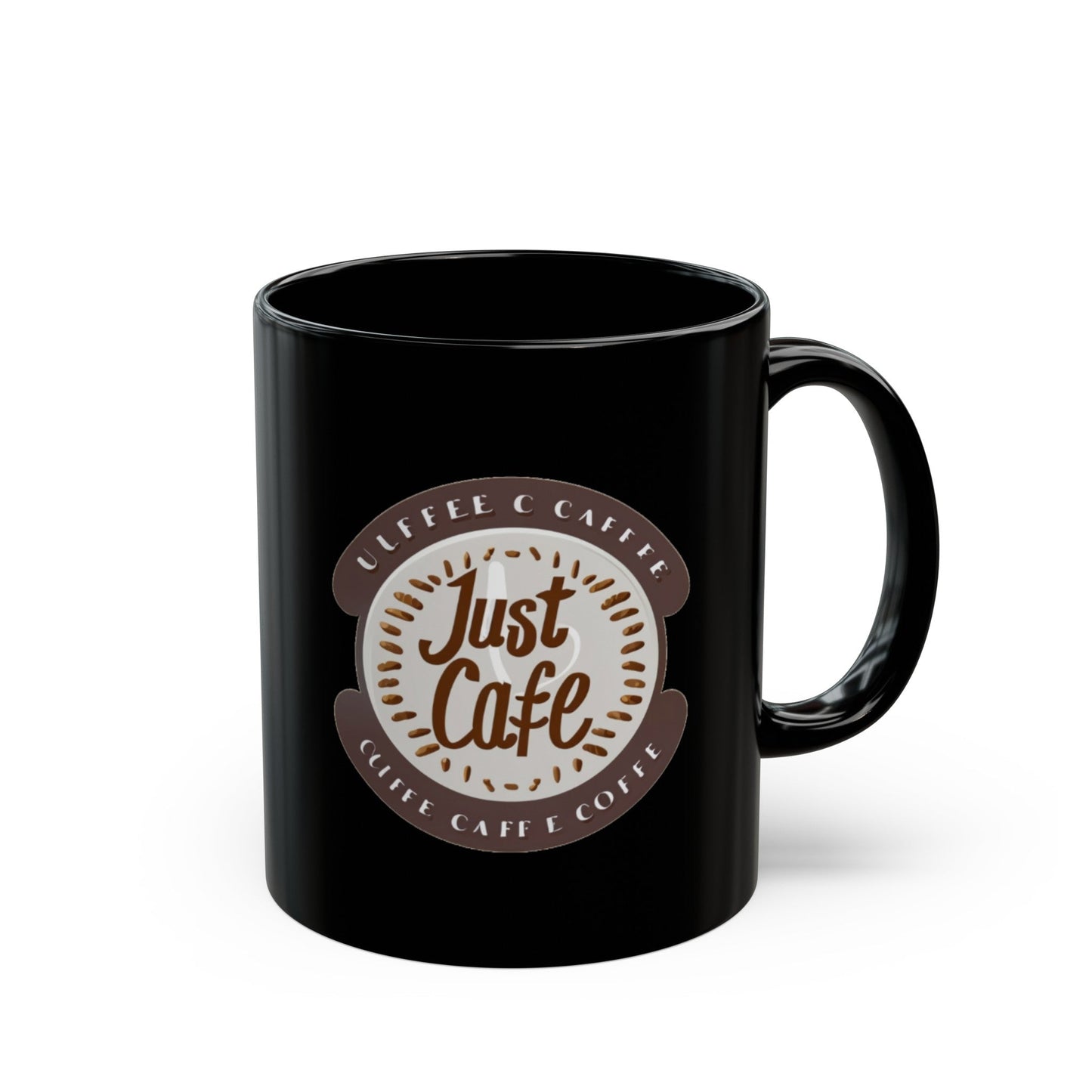 Just Cafè Black Coffee Mug (11oz) - Just Grace Ceramics