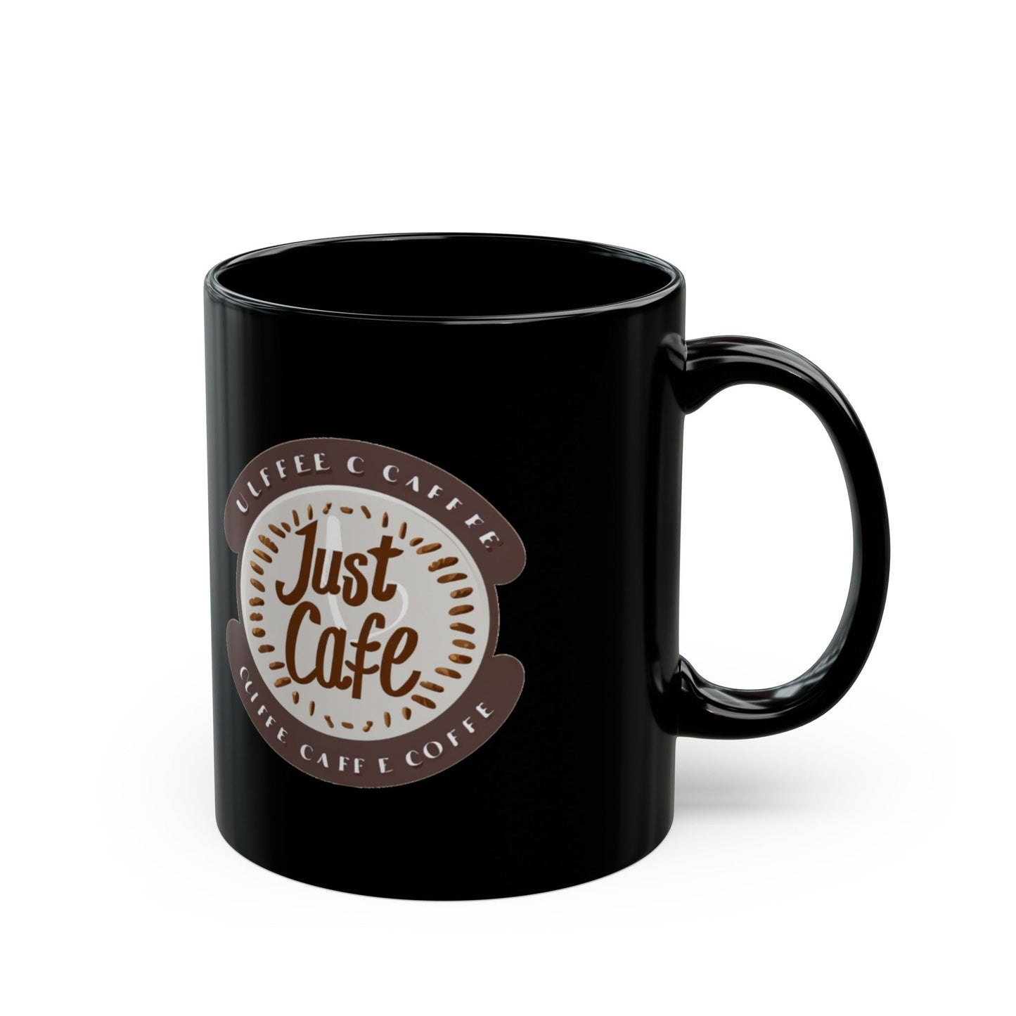 Just Cafè Black Coffee Mug (11oz) - Just Grace Ceramics